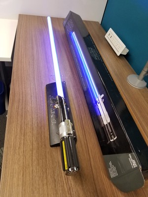HASBRO FORCE FX Signature Series Anakin Skywalker Lightsaber Removable Blade $385.00 - PicClick
